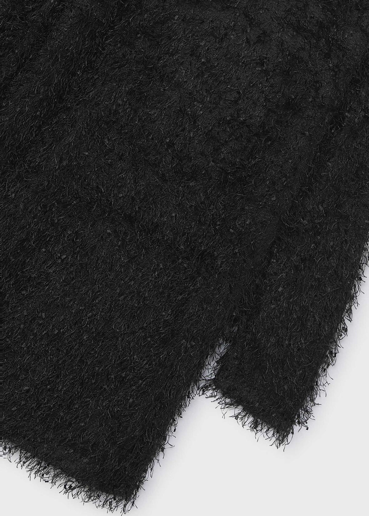Vestito con frange ragazza - Nero