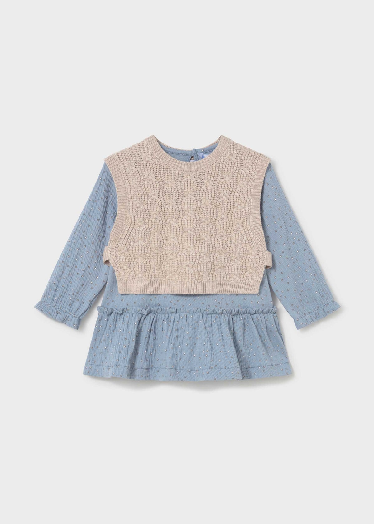 Vestito con gilet neonata - Colibri