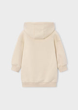 Vestito felpa con cappuccio bambina - Tofu