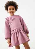 Vestito felpa cuori bambina - Vigore