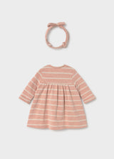 Vestito jacquard con cerchietto neonata - Vigore