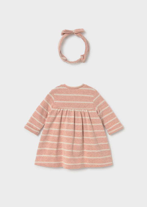 Vestito jacquard con cerchietto neonata - Vigore