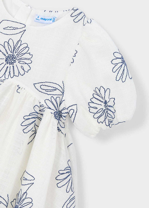 Vestito manica a palloncino bambina
