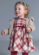 Vestito quadri neonata - Framboise