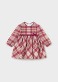 Vestito quadri neonata - Framboise