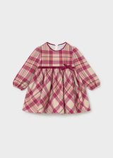 Vestito quadri neonata - Framboise
