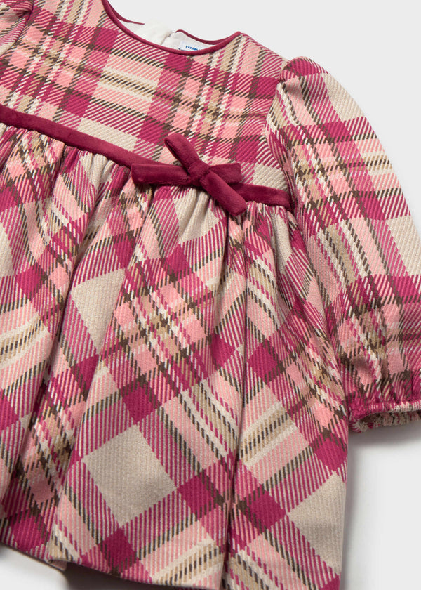 Vestito quadri neonata - Framboise