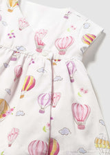 Vestito reversibile neonata - Rosa