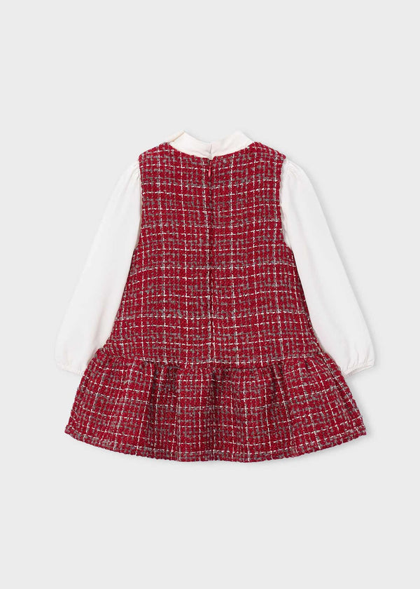 Vestito scamiciato bambina - Rosso
