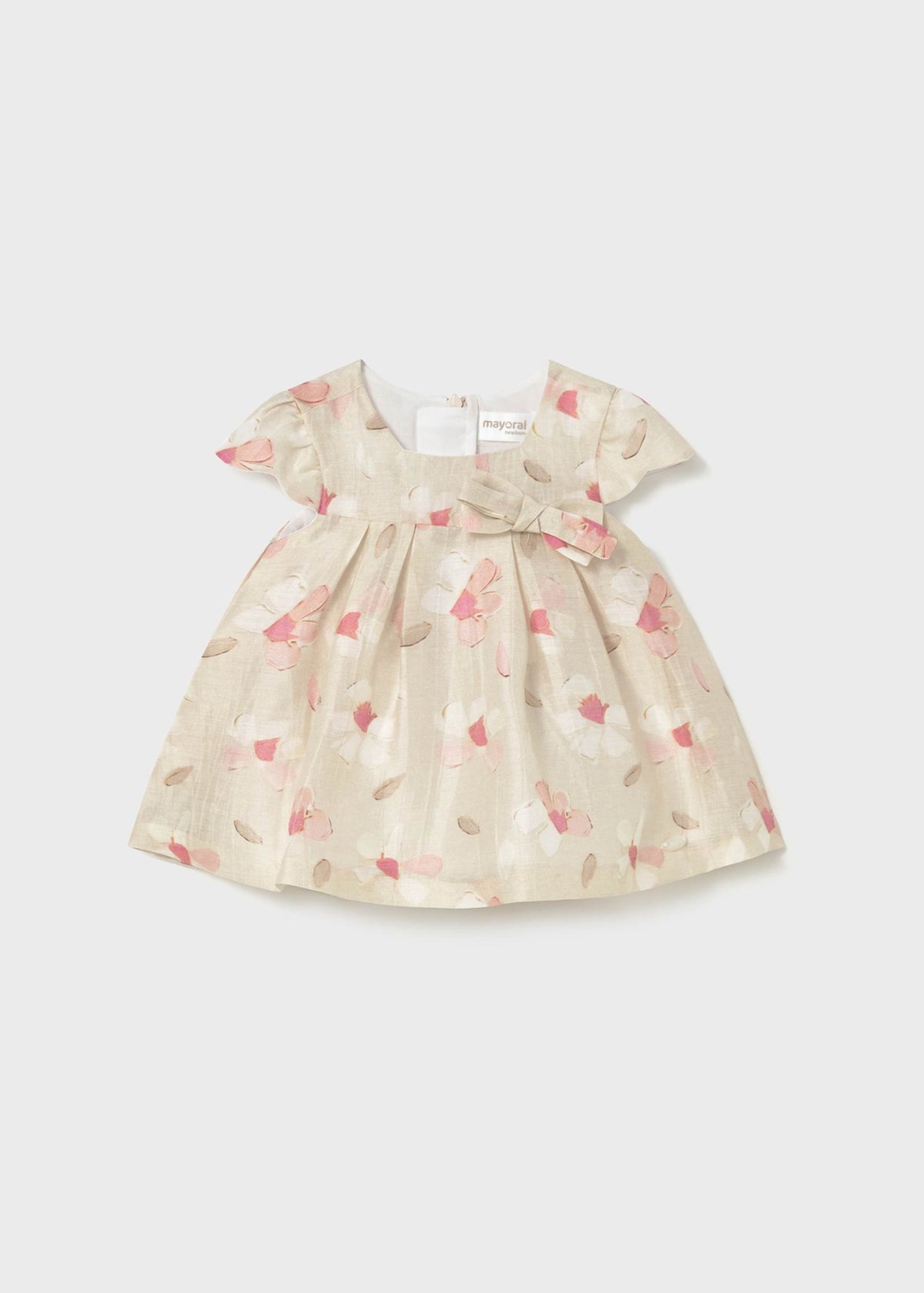 Vestito stampato cerimonia neonata - Grano