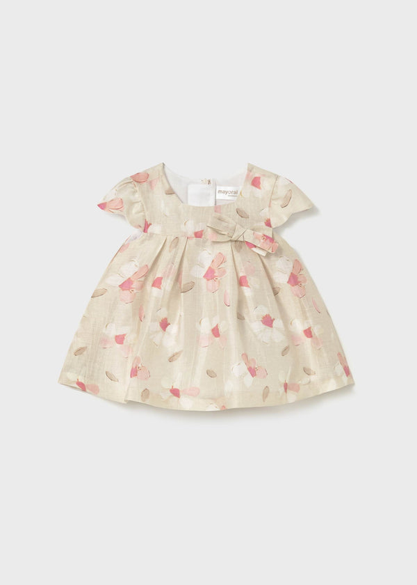 Vestito stampato cerimonia neonata - Grano