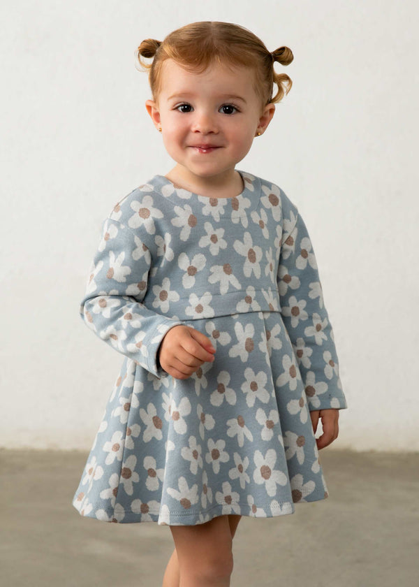 Vestito stampato jacquard bimba - Colibri