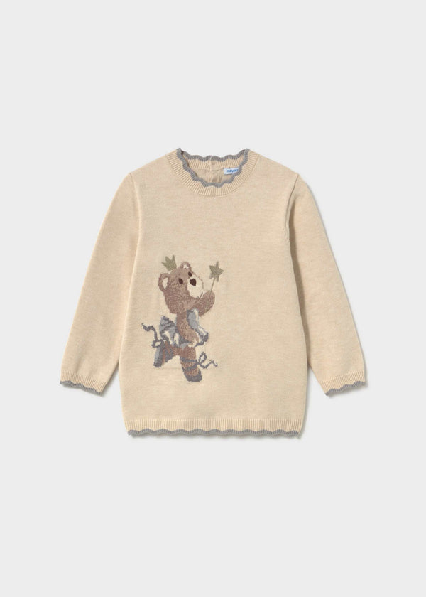 Vestito tricot jacquard bimba - Vigore