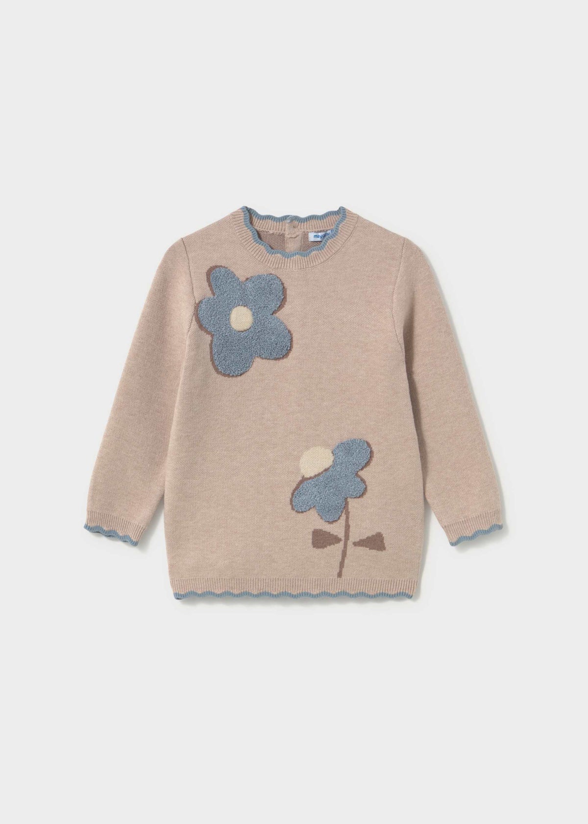 Vestito tricot jacquard bimba - Mezcla