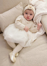 Vestito tulle neonata - Champagne