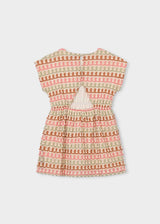 Vestito uncinetto multicolor bambina