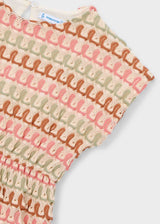 Vestito uncinetto multicolor bambina