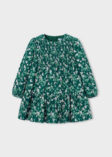 Vestito vellito stampato bambina - Ninfea